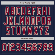 Custom Navy Maroon-Cream Bomber Full-Snap Varsity Letterman Two Tone Jacket