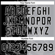 Custom Graffiti Pattern Black-Gray Scratch 3D Bomber Full-Snap Varsity Letterman Jacket