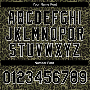 Custom Camo Black-White Leopard Print 3D Pattern Design Bomber Full-Snap Varsity Letterman Salute To Service Jacket