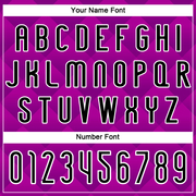 Custom Purple Black-White Geometric Shape Sublimation Volleyball Uniform Jersey