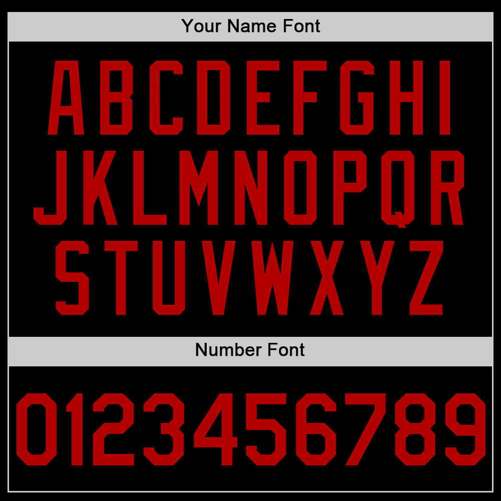 Custom Black Red Bomber Full-Snap Varsity Letterman Two Tone Hoodie Jacket