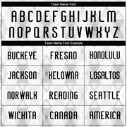 Custom White Black Geometric Shape Sublimation Volleyball Uniform Jersey