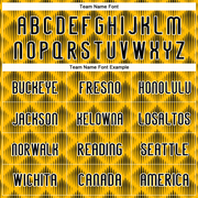 Custom Gold Black-White Geometric Shape Sublimation Volleyball Uniform Jersey