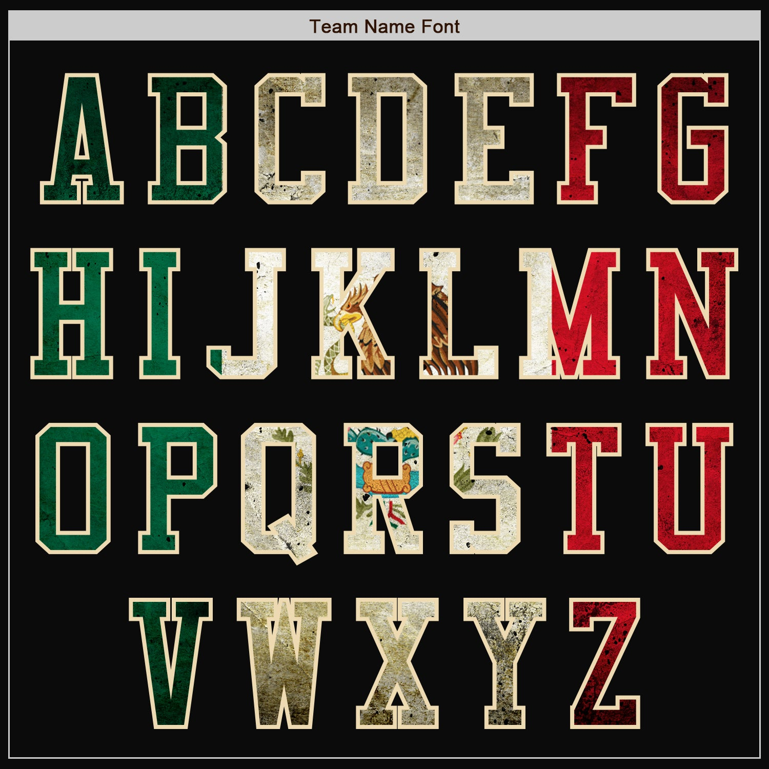 Custom Black Vintage Mexican Flag-Cream Bomber Varsity Letterman Zipper Jacket