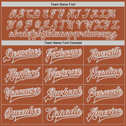 Custom Texas Orange Texas Orange Gray-White Bomber Full-Snap Varsity Letterman Jacket