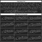 Custom Black Black-Gray Authentic Throwback Rib-Knit Baseball Jersey Shirt