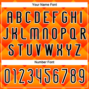 Custom Red Black-Yellow Geometric Shape Sublimation Volleyball Uniform Jersey