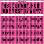 Custom Pink Black-White Lines Sublimation Volleyball Uniform Jersey