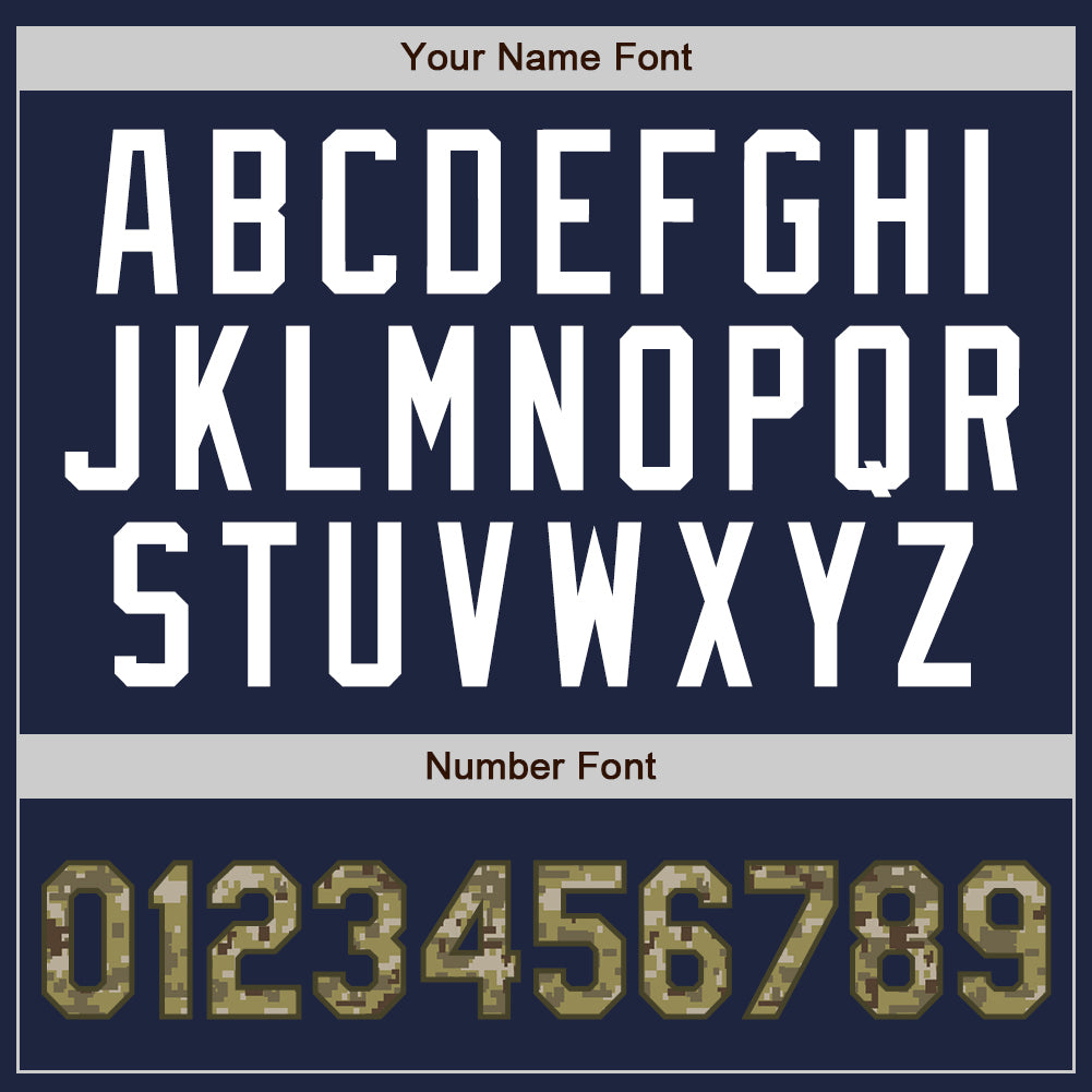 Custom Navy Camo-Olive Bomber Full-Snap Varsity Letterman Two Tone Jacket