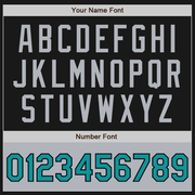 Custom Black Teal-Gray Bomber Varsity Letterman Two Tone Zipper Jacket