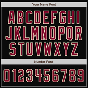 Custom Black Crimson Cream-Maroon Bomber Full-Snap Varsity Letterman Split Fashion Jacket