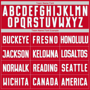 Custom Red White-Gray Authentic Throwback Rib-Knit Baseball Jersey Shirt