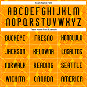 Custom Orange Black-Yellow Geometric Shape Sublimation Volleyball Uniform Jersey