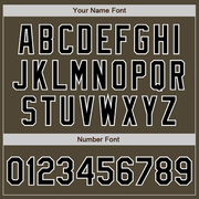 Custom Olive Black-White Bomber Full-Snap Varsity Letterman Salute To Service Jacket