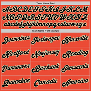 Custom Orange Black-Old Gold Authentic Throwback Rib-Knit Baseball Jersey Shirt