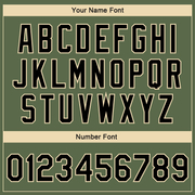 Custom Olive Black-Cream Hawaii Palm Leaves Camo Sleeves 3D Bomber Full-Snap Varsity Letterman Salute To Service Jacket