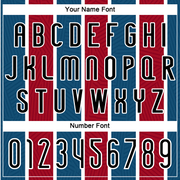 Custom Black Red-Royal Lines Sublimation Volleyball Uniform Jersey