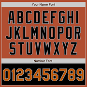 Custom Texas Orange Gray-Black Bomber Varsity Letterman Two Tone Zipper Jacket