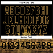 Custom Black Old Gold Parliament Building Budapest Hungary City Edition 3D Bomber Full-Snap Varsity Letterman Jacket