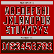 Custom Red Brown-White Bomber Varsity Letterman Two Tone Zipper Jacket