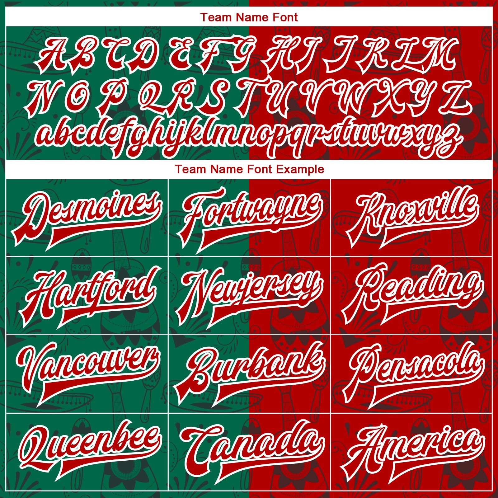 Custom Kelly Green Red-White Mexico 3D Bomber Full-Snap Varsity Letterman Jacket