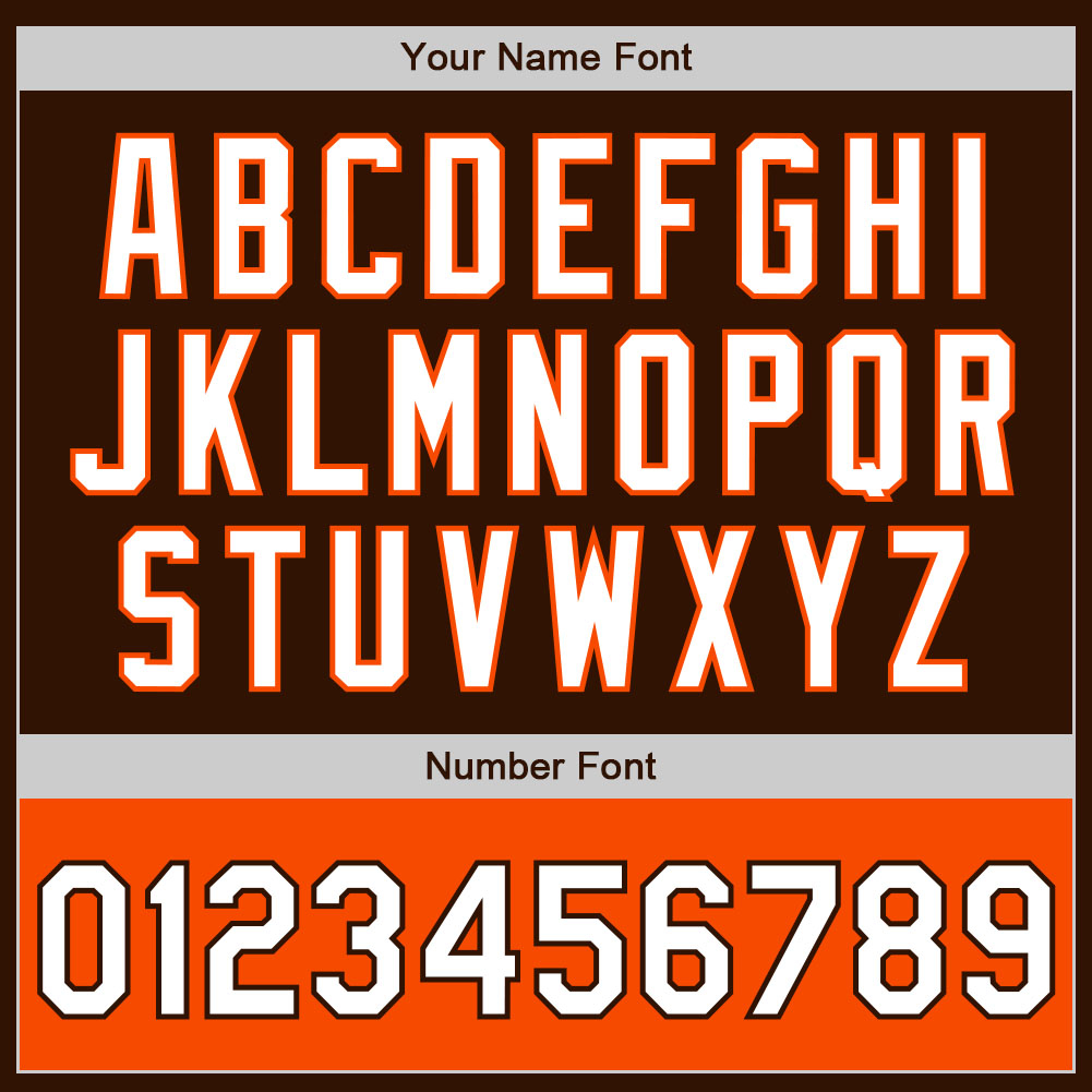 Custom Brown White-Orange Bomber Varsity Letterman Two Tone Zipper Jacket