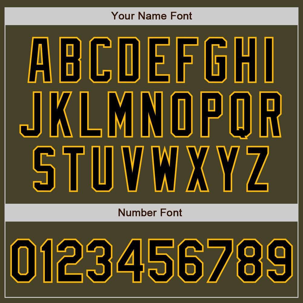 Custom Olive Black-Gold Bomber Varsity Letterman Salute To Service Zipper Jacket