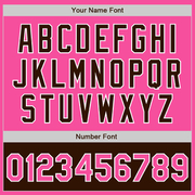 Custom Pink White-Brown Bomber Varsity Letterman Two Tone Zipper Jacket