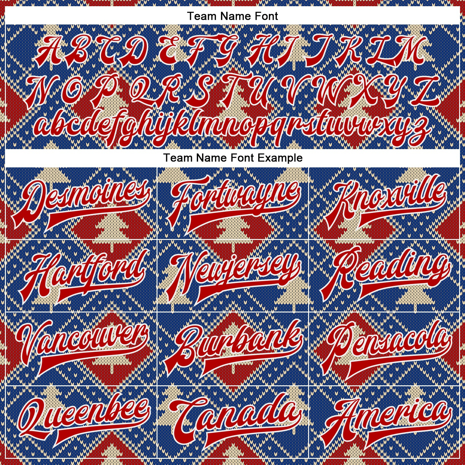 Custom Royal Red-White Christmas 3D Bomber Full-Snap Varsity Letterman Jacket