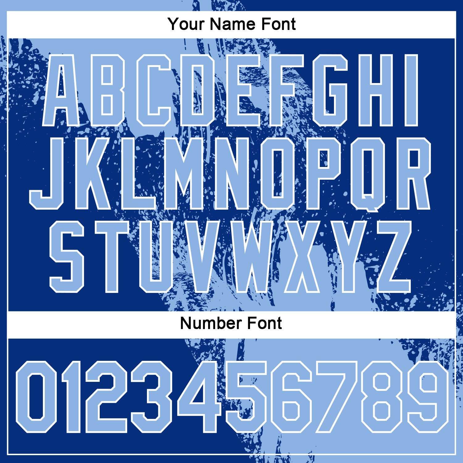 Custom Light Blue Royal-White 3D Pattern Design Abstract Brush Stroke Performance Polo Shirt