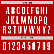 Custom Red White Performance Golf Polo Shirt