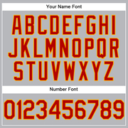 Custom Gray Red-Gold Performance Vapor Golf Polo Shirt