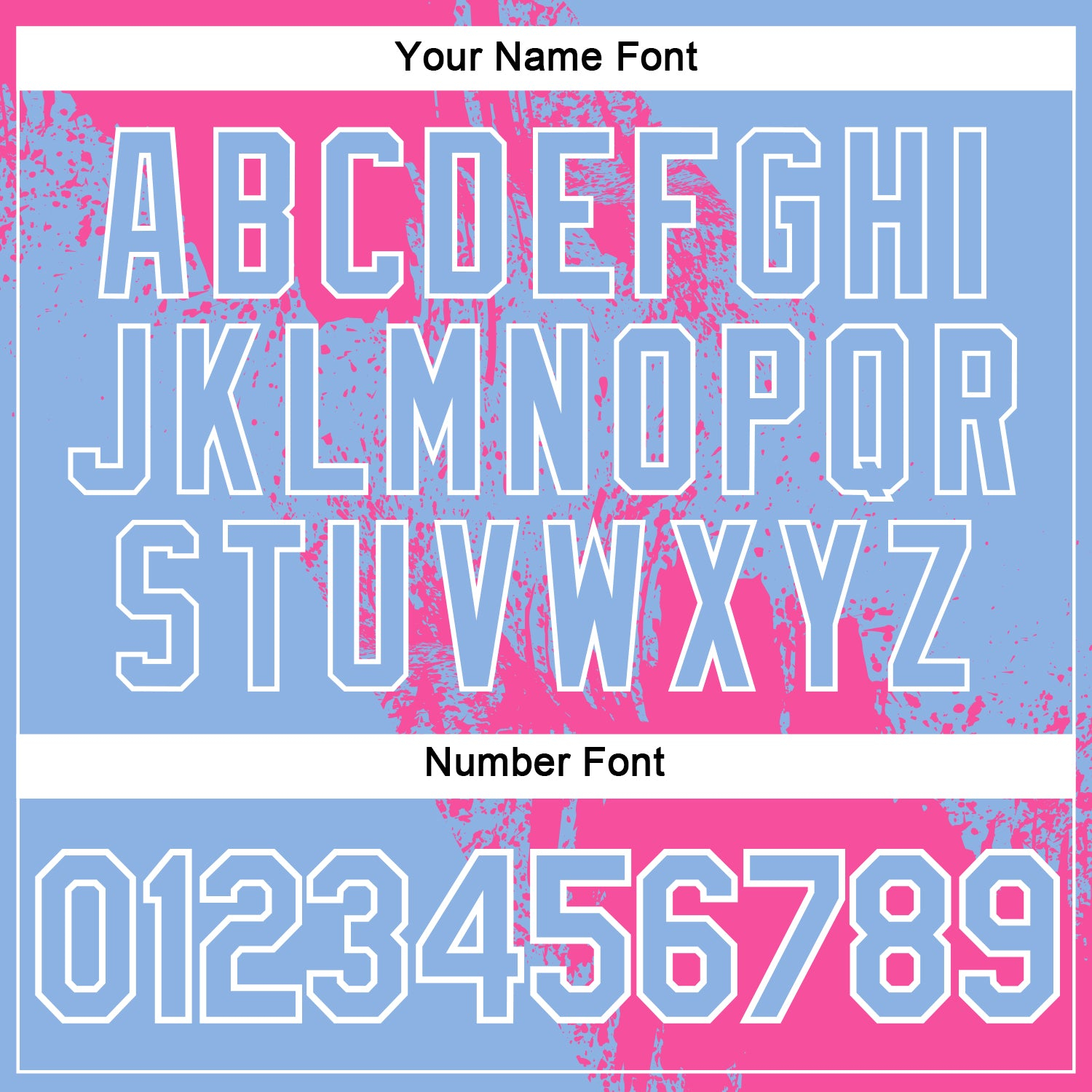 Custom Pink Light Blue-White 3D Pattern Design Abstract Brush Stroke Performance Polo Shirt