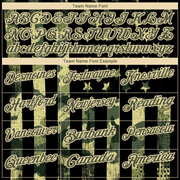 Custom Camo Olive-Cream 3D American Flag Performance Salute To Service Golf Polo Shirt