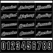 Custom Black White 3D Bowling American Flag Performance Polo Shirt