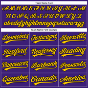 Custom Purple Black-Yellow Performance Vapor Golf Polo Shirt