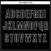 Custom Black White 3D Bowling American Flag Performance Polo Shirt