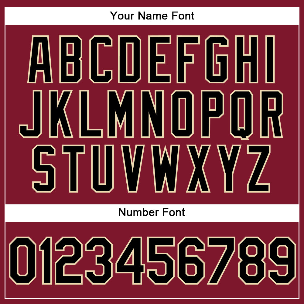 Custom Crimson Black-City Cream Performance Vapor Golf Polo Shirt