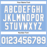 Custom Light Blue White-Gray Performance Vapor Golf Polo Shirt