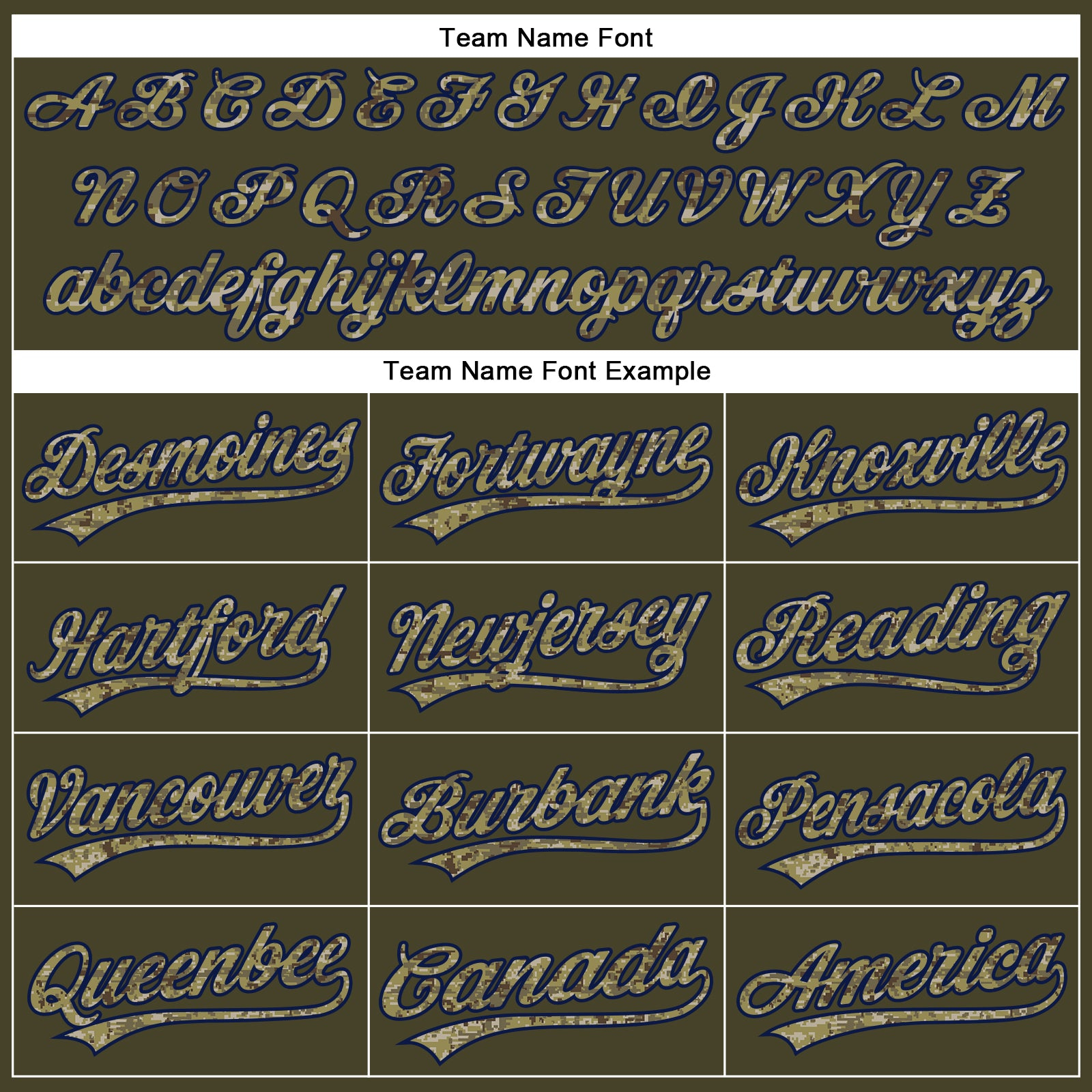 Custom Olive Camo-Navy Performance Vapor Salute To Service Golf Polo Shirt