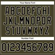 Custom Olive Black-Cream Performance Vapor Salute To Service Golf Polo Shirt