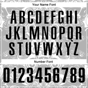 Custom White Black-Steel Gray 3D Bowling Abstract Liquid Performance Polo Shirt