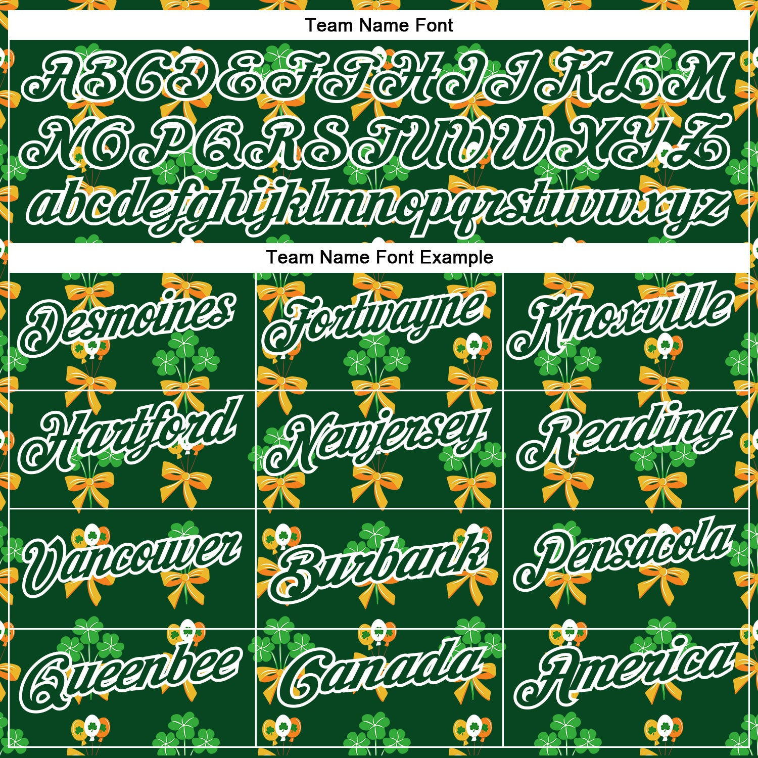 Custom Green White 3D St. Patrick's Day Shamrock Performance Polo Shirt