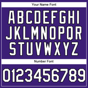 Custom Purple White-Black Performance Vapor Golf Polo Shirt