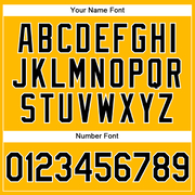 Custom Gold Black-White Performance Vapor Golf Polo Shirt