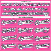 Custom Pink White Black-Light Blue Performance Vapor Golf Polo Shirt