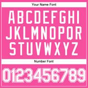 Custom Pink White Performance Vapor Golf Polo Shirt