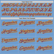 Custom Light Blue Purple-Gold Bomber Full-Snap Varsity Letterman Two Tone Hoodie Jacket