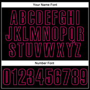 Custom Black Hot Pink 3D Pink Ribbon Breast Cancer Awareness Month Women Health Care Support Performance Polo Shirt