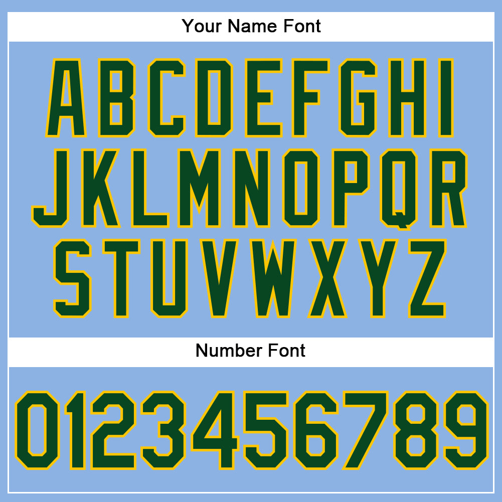 Custom Light Blue Green-Yellow Performance Vapor Golf Polo Shirt